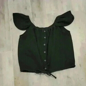 Madewell Woven Off The Shoulder Top